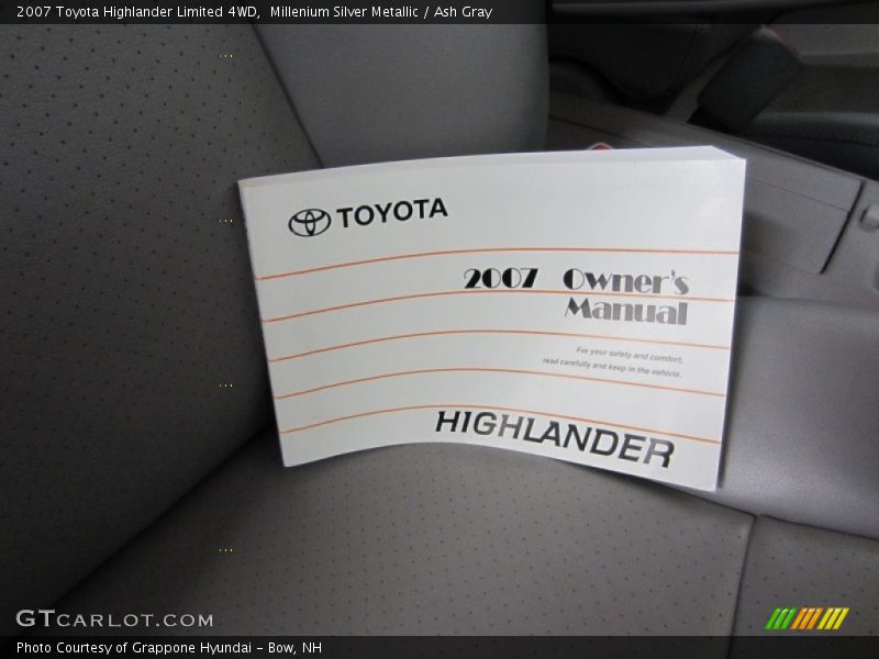Millenium Silver Metallic / Ash Gray 2007 Toyota Highlander Limited 4WD