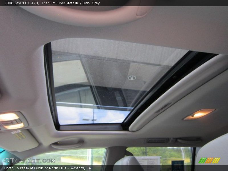 Titanium Silver Metallic / Dark Gray 2008 Lexus GX 470