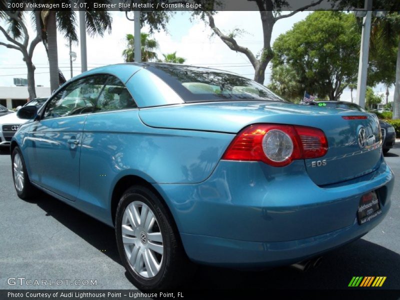 Eismeer Blue Metallic / Cornsilk Beige 2008 Volkswagen Eos 2.0T