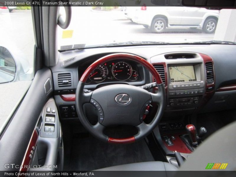 Titanium Silver Metallic / Dark Gray 2008 Lexus GX 470