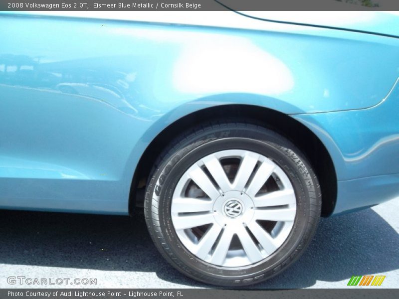 Eismeer Blue Metallic / Cornsilk Beige 2008 Volkswagen Eos 2.0T