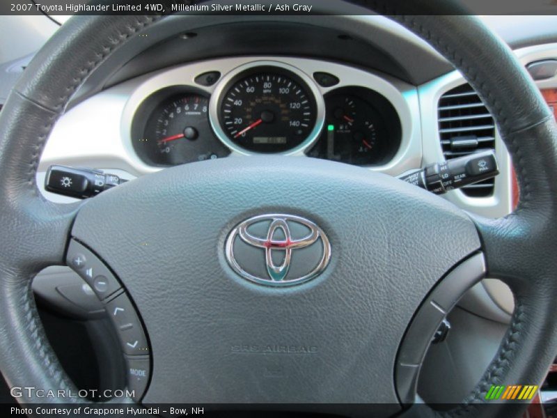 Millenium Silver Metallic / Ash Gray 2007 Toyota Highlander Limited 4WD