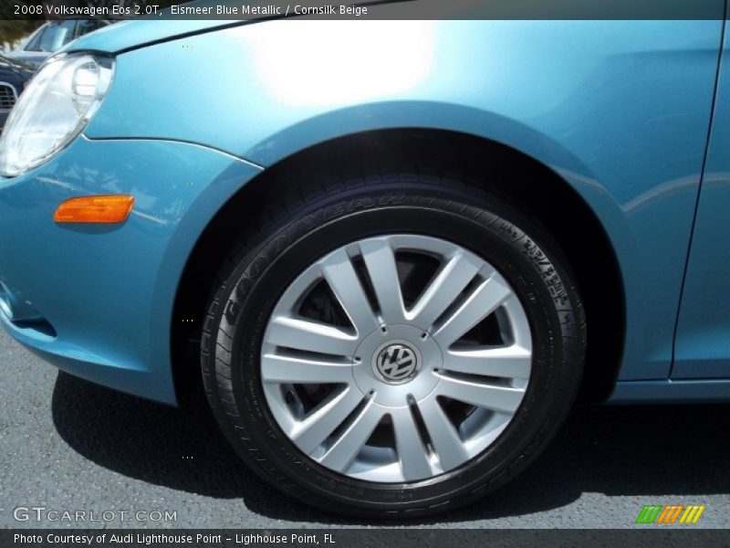 Eismeer Blue Metallic / Cornsilk Beige 2008 Volkswagen Eos 2.0T