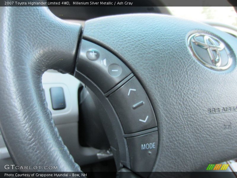 Millenium Silver Metallic / Ash Gray 2007 Toyota Highlander Limited 4WD