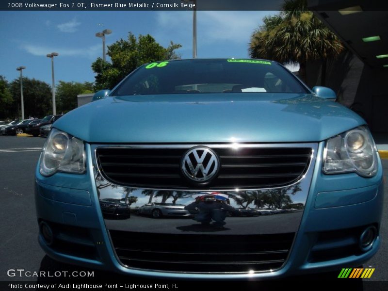 Eismeer Blue Metallic / Cornsilk Beige 2008 Volkswagen Eos 2.0T
