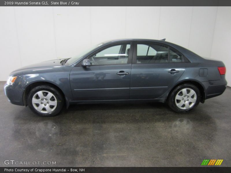 Slate Blue / Gray 2009 Hyundai Sonata GLS