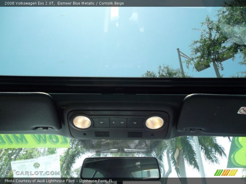 Eismeer Blue Metallic / Cornsilk Beige 2008 Volkswagen Eos 2.0T