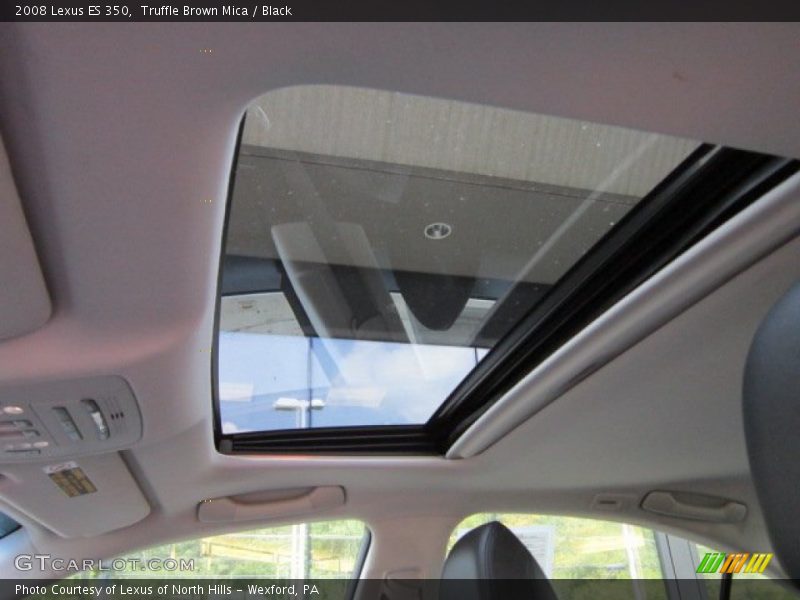 Truffle Brown Mica / Black 2008 Lexus ES 350