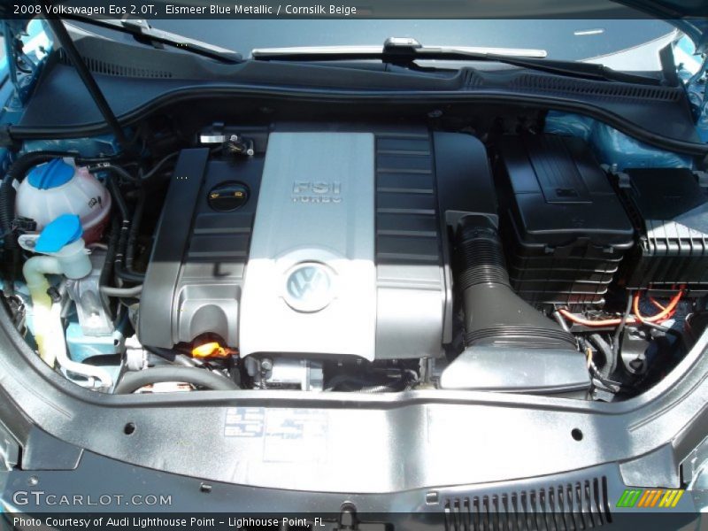Eismeer Blue Metallic / Cornsilk Beige 2008 Volkswagen Eos 2.0T