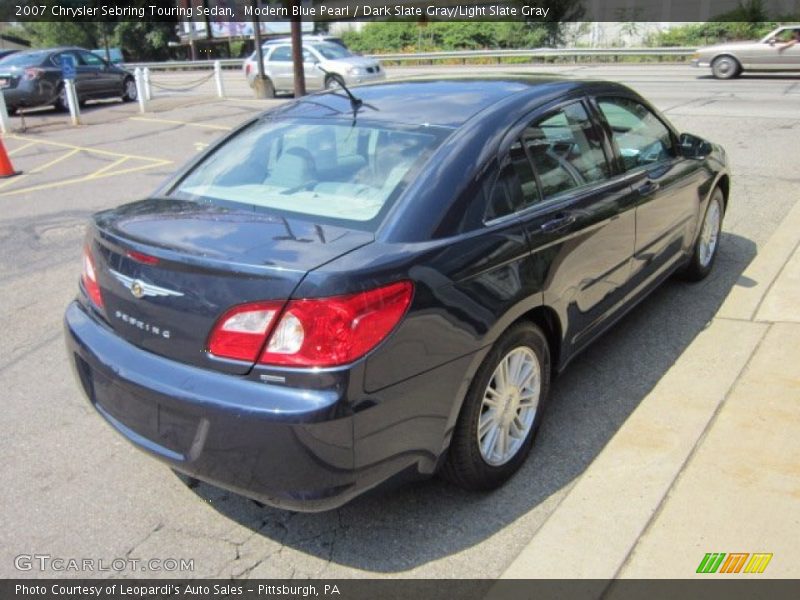 Modern Blue Pearl / Dark Slate Gray/Light Slate Gray 2007 Chrysler Sebring Touring Sedan