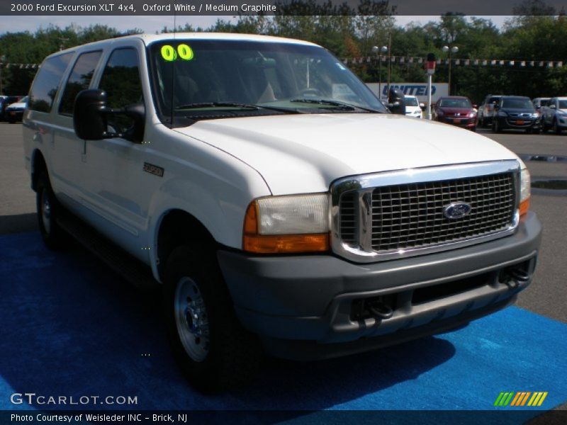 Oxford White / Medium Graphite 2000 Ford Excursion XLT 4x4