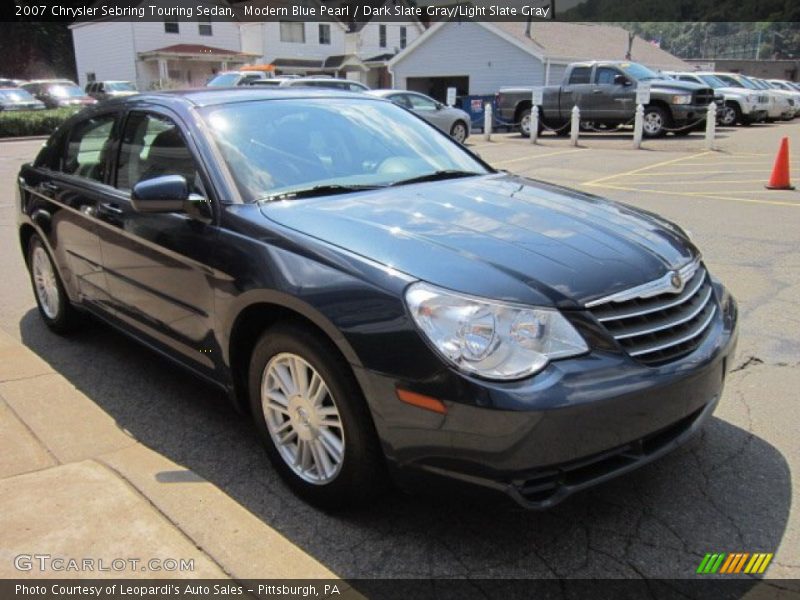 Modern Blue Pearl / Dark Slate Gray/Light Slate Gray 2007 Chrysler Sebring Touring Sedan