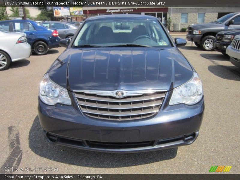 Modern Blue Pearl / Dark Slate Gray/Light Slate Gray 2007 Chrysler Sebring Touring Sedan