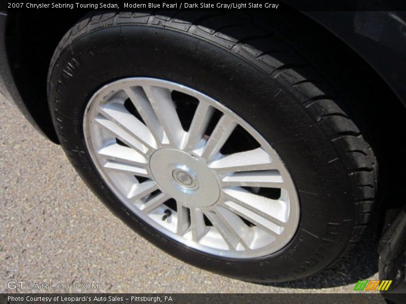 Modern Blue Pearl / Dark Slate Gray/Light Slate Gray 2007 Chrysler Sebring Touring Sedan