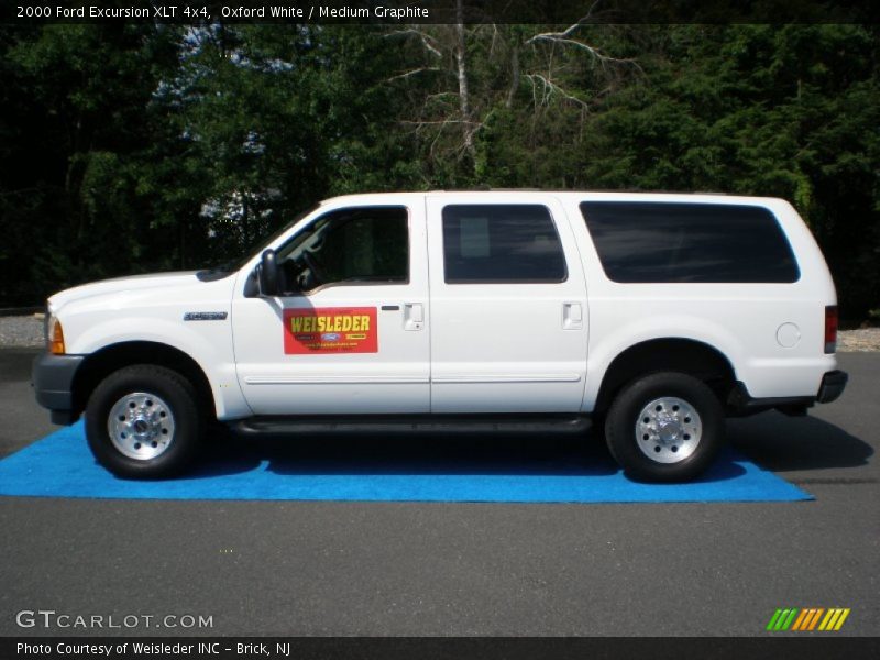 Oxford White / Medium Graphite 2000 Ford Excursion XLT 4x4