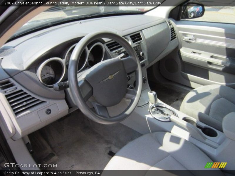 Modern Blue Pearl / Dark Slate Gray/Light Slate Gray 2007 Chrysler Sebring Touring Sedan