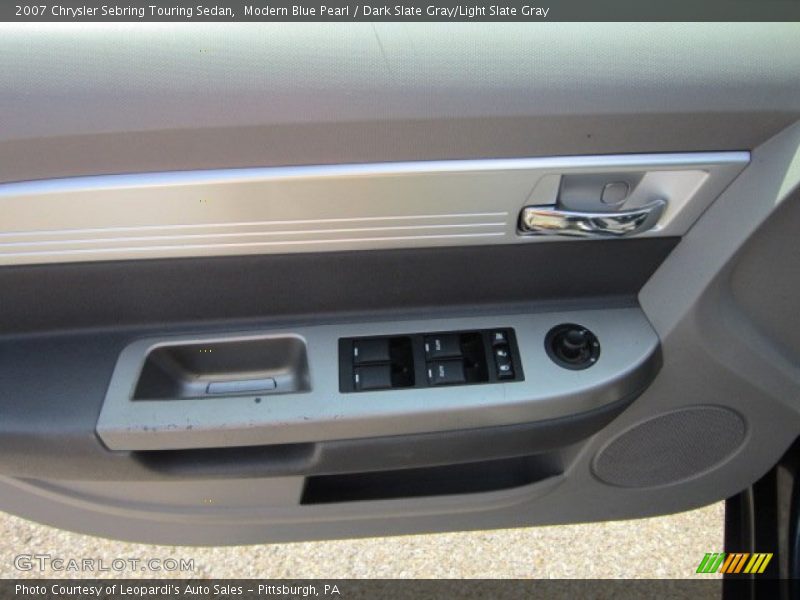 Modern Blue Pearl / Dark Slate Gray/Light Slate Gray 2007 Chrysler Sebring Touring Sedan