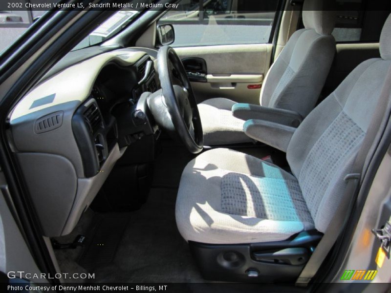 Sandrift Metallic / Medium Gray 2002 Chevrolet Venture LS