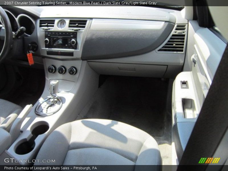 Modern Blue Pearl / Dark Slate Gray/Light Slate Gray 2007 Chrysler Sebring Touring Sedan