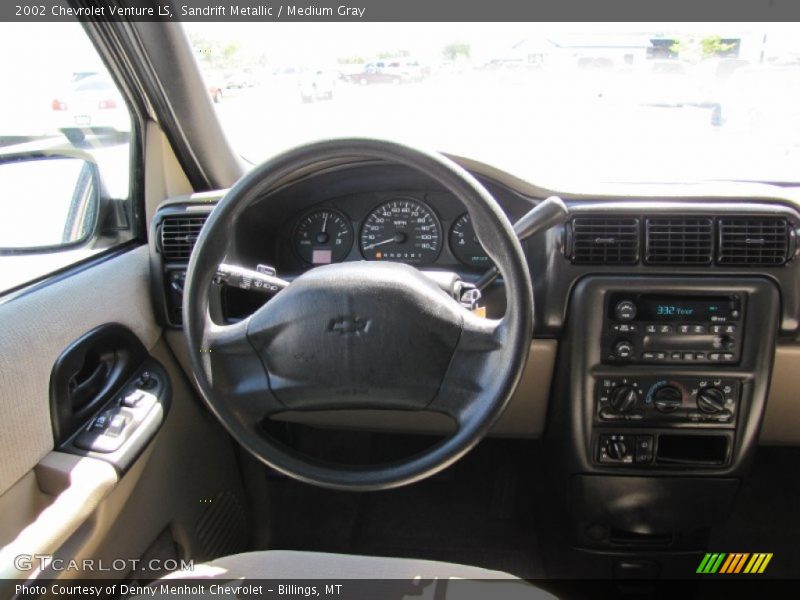 Sandrift Metallic / Medium Gray 2002 Chevrolet Venture LS