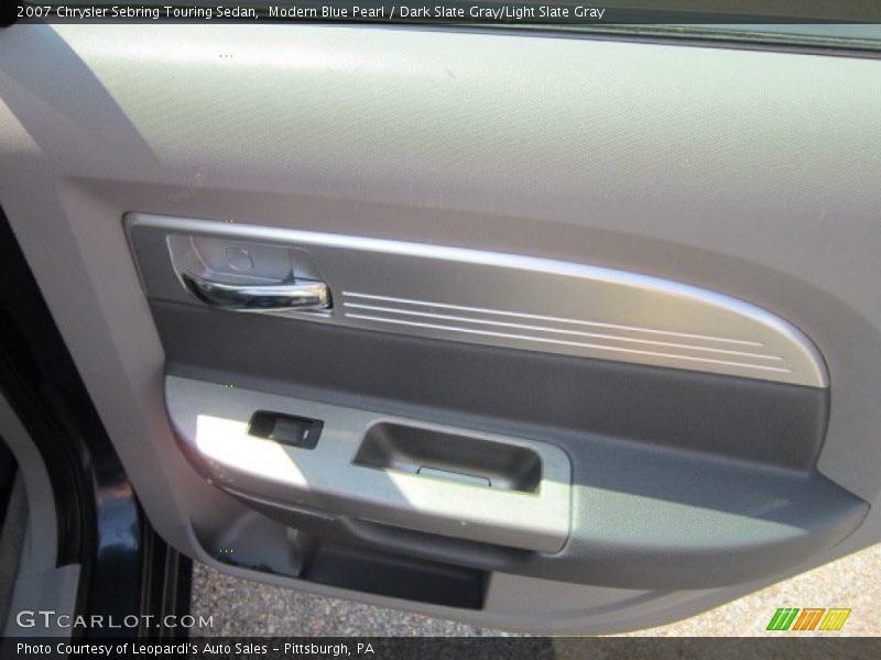 Modern Blue Pearl / Dark Slate Gray/Light Slate Gray 2007 Chrysler Sebring Touring Sedan