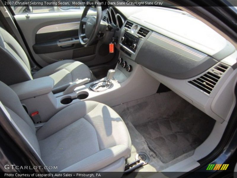 Modern Blue Pearl / Dark Slate Gray/Light Slate Gray 2007 Chrysler Sebring Touring Sedan