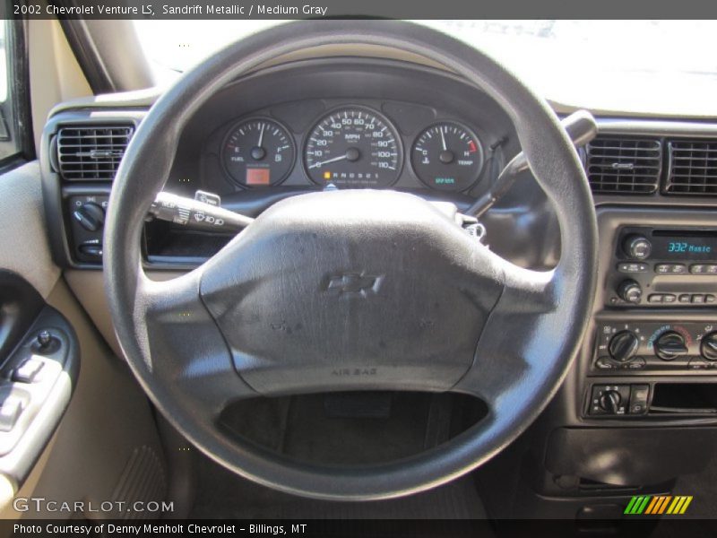 Sandrift Metallic / Medium Gray 2002 Chevrolet Venture LS
