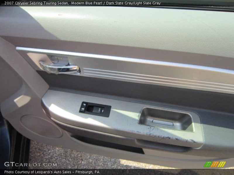 Modern Blue Pearl / Dark Slate Gray/Light Slate Gray 2007 Chrysler Sebring Touring Sedan