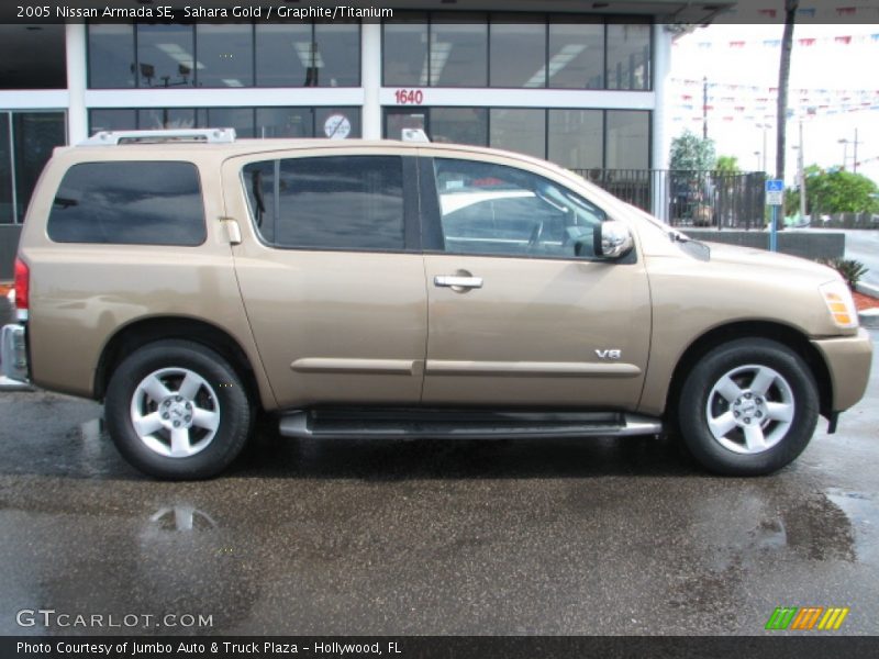 Sahara Gold / Graphite/Titanium 2005 Nissan Armada SE