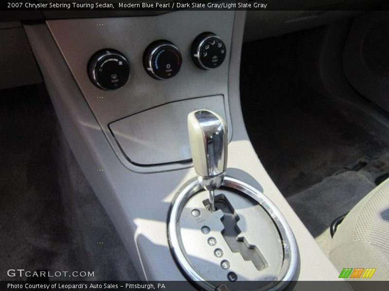 Modern Blue Pearl / Dark Slate Gray/Light Slate Gray 2007 Chrysler Sebring Touring Sedan