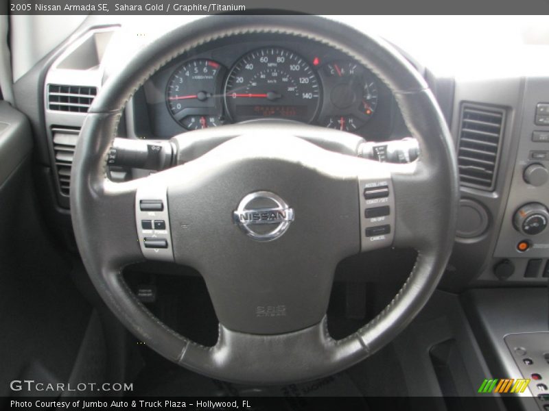 Sahara Gold / Graphite/Titanium 2005 Nissan Armada SE