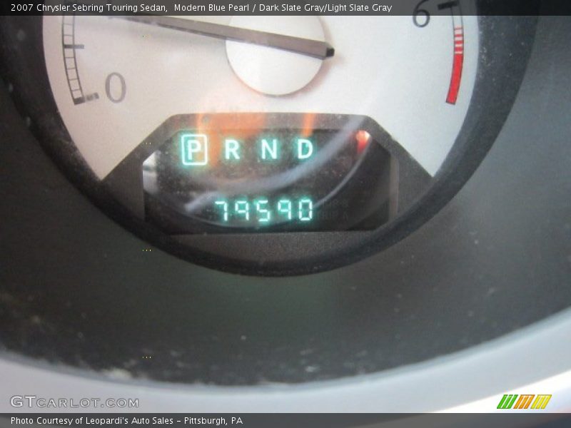 Modern Blue Pearl / Dark Slate Gray/Light Slate Gray 2007 Chrysler Sebring Touring Sedan
