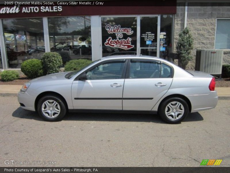 Galaxy Silver Metallic / Gray 2005 Chevrolet Malibu Sedan