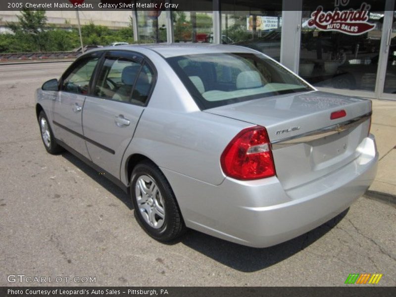 Galaxy Silver Metallic / Gray 2005 Chevrolet Malibu Sedan