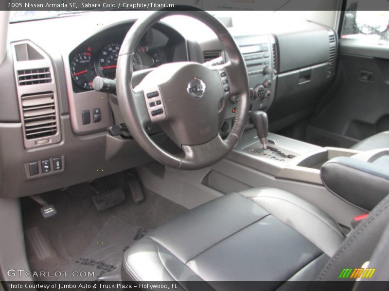 Sahara Gold / Graphite/Titanium 2005 Nissan Armada SE