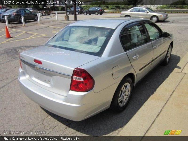 Galaxy Silver Metallic / Gray 2005 Chevrolet Malibu Sedan