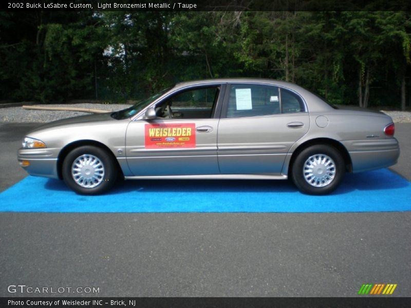 Light Bronzemist Metallic / Taupe 2002 Buick LeSabre Custom