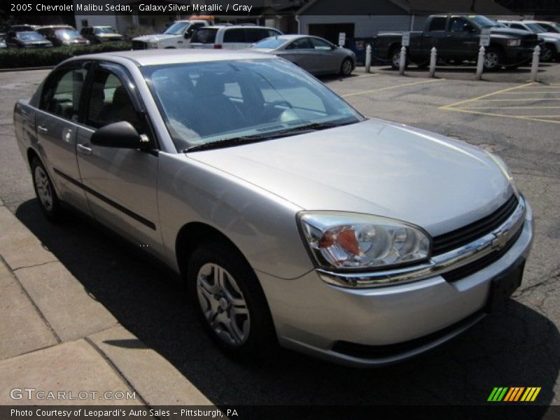 Galaxy Silver Metallic / Gray 2005 Chevrolet Malibu Sedan