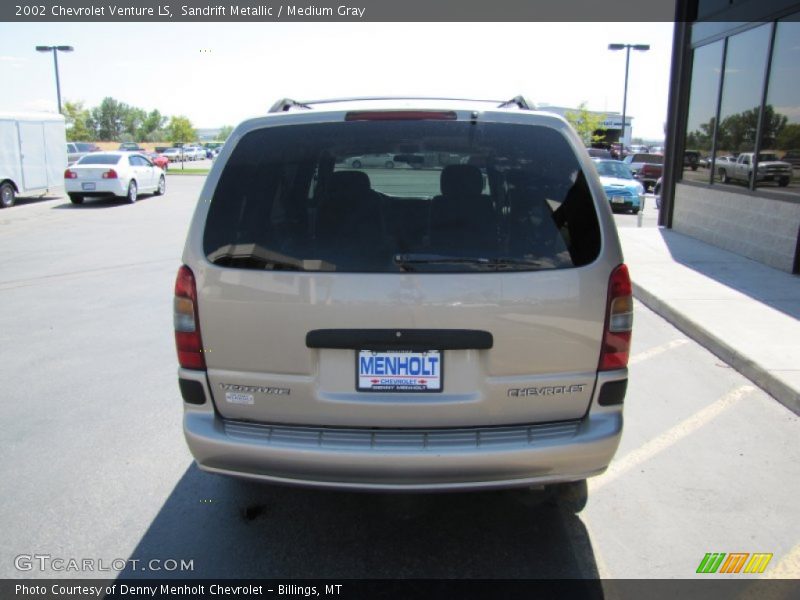 Sandrift Metallic / Medium Gray 2002 Chevrolet Venture LS