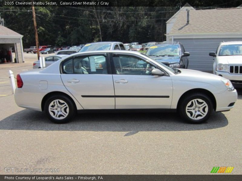 Galaxy Silver Metallic / Gray 2005 Chevrolet Malibu Sedan