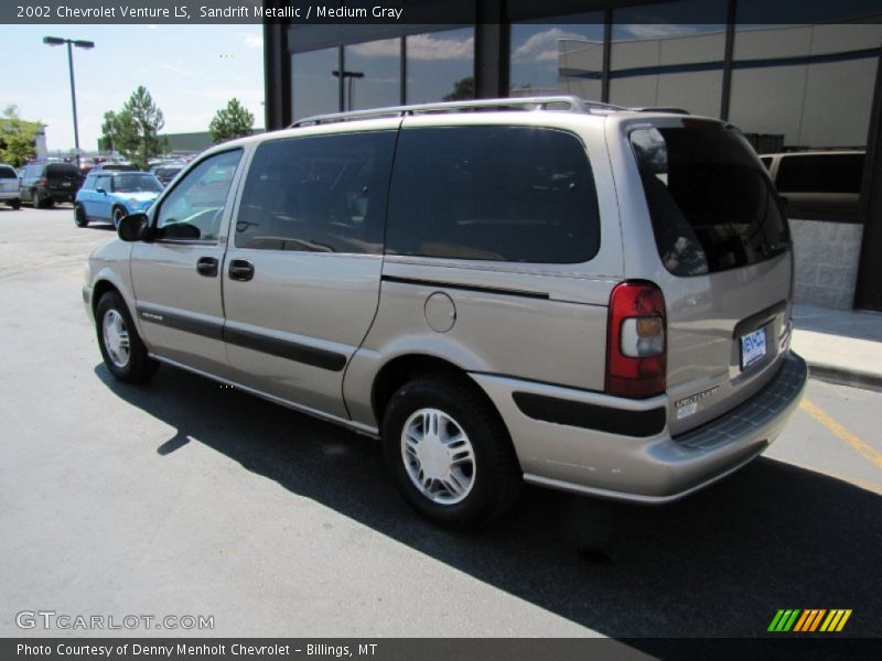 Sandrift Metallic / Medium Gray 2002 Chevrolet Venture LS