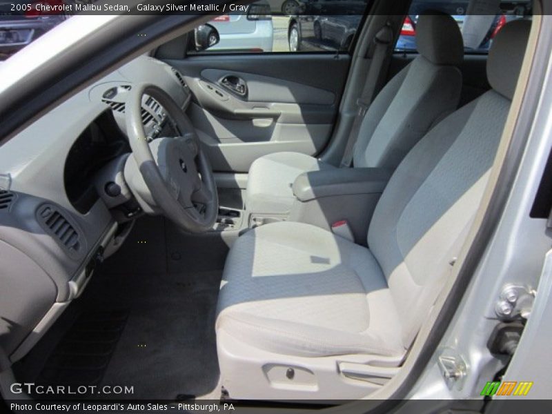 Galaxy Silver Metallic / Gray 2005 Chevrolet Malibu Sedan