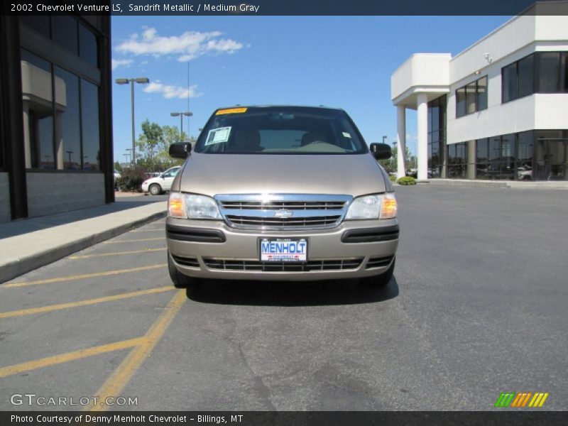 Sandrift Metallic / Medium Gray 2002 Chevrolet Venture LS