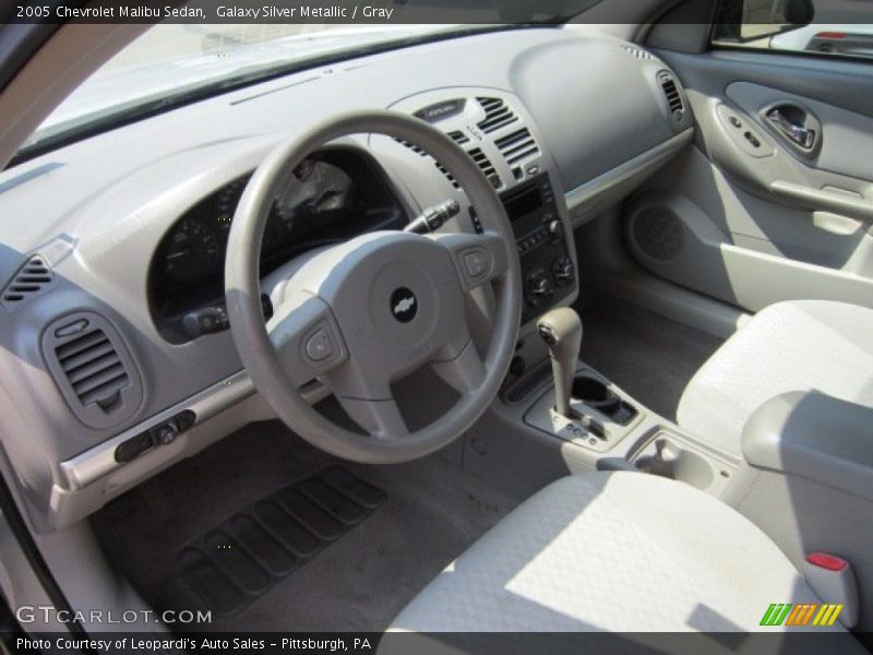 Galaxy Silver Metallic / Gray 2005 Chevrolet Malibu Sedan