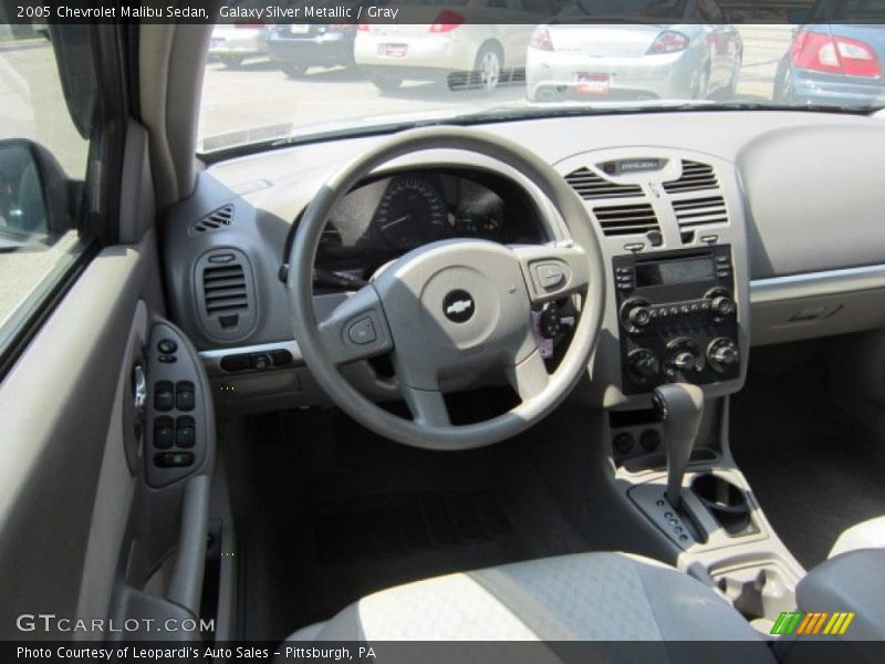 Galaxy Silver Metallic / Gray 2005 Chevrolet Malibu Sedan