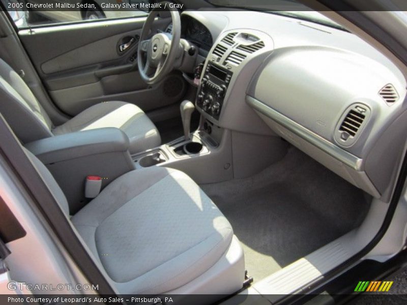Galaxy Silver Metallic / Gray 2005 Chevrolet Malibu Sedan