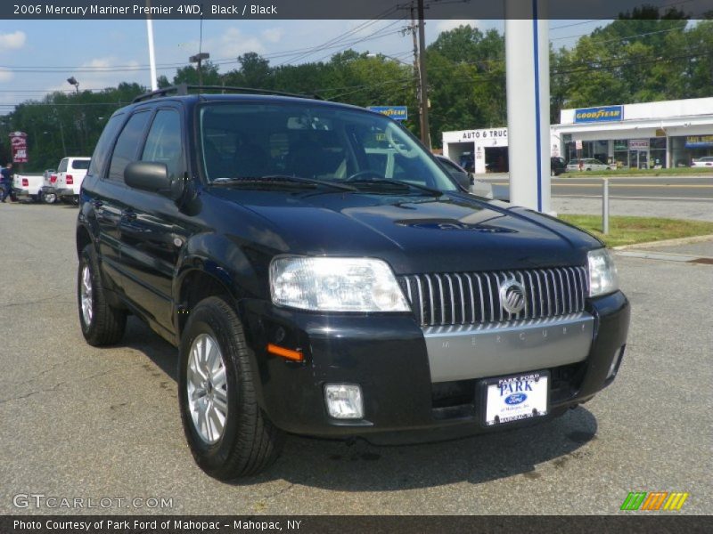 Black / Black 2006 Mercury Mariner Premier 4WD