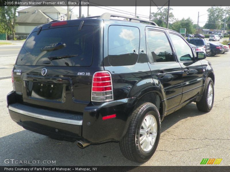 Black / Black 2006 Mercury Mariner Premier 4WD