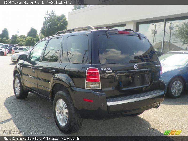 Black / Black 2006 Mercury Mariner Premier 4WD