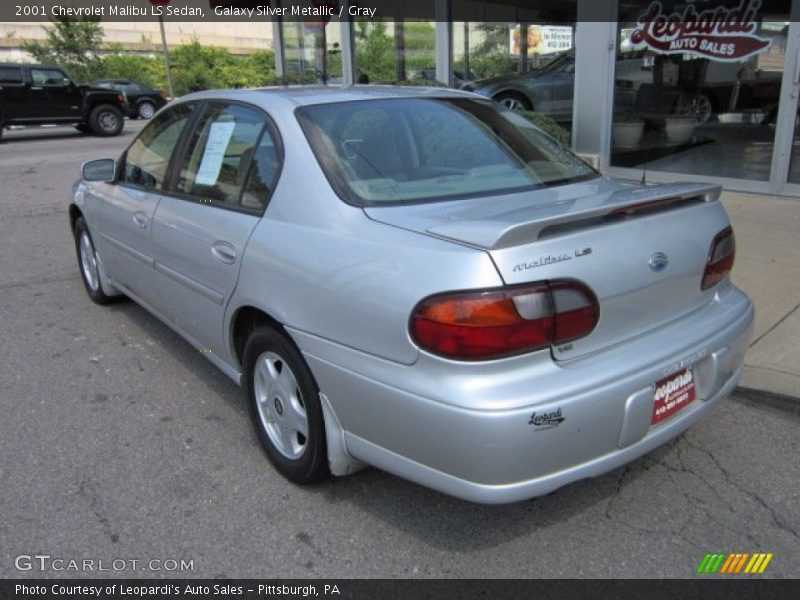 Galaxy Silver Metallic / Gray 2001 Chevrolet Malibu LS Sedan